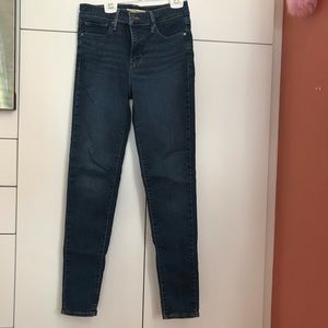 Levi's jeans, size: 28, color: blue. Gently used.